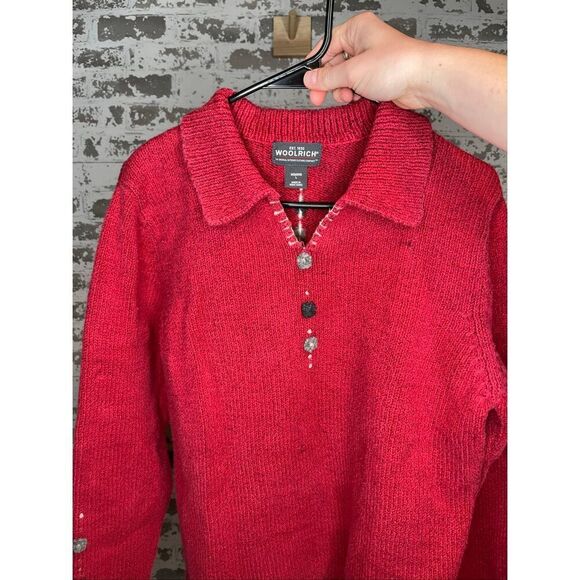 Woolrich Sweaters - Woolrich | women vintage red wool blend sweater